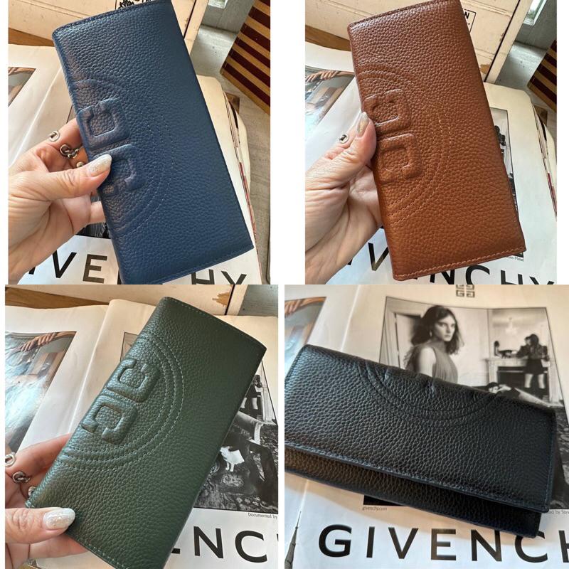 韓國🇰🇷空運～《🔥現貨～免運‼️》💜韓國真皮長夾～🔥質感強款‼️好評回歸❤️牛皮超美長夾～手拿包～長皮夾-細節圖2