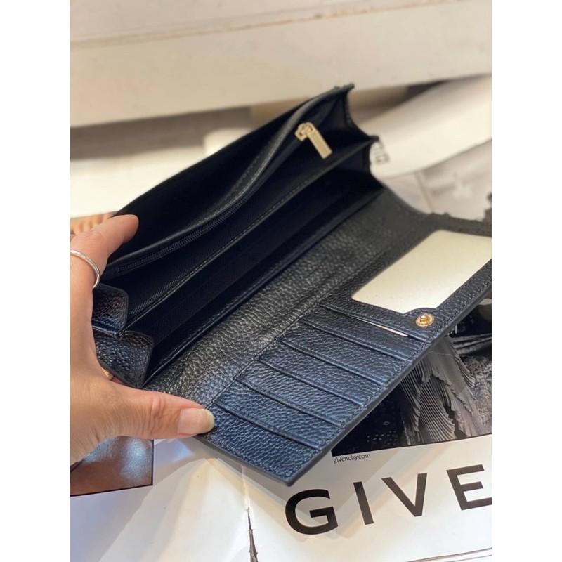 韓國🇰🇷空運～《🔥現貨～免運‼️》💜韓國真皮長夾～🔥質感強款‼️好評回歸❤️牛皮超美長夾～手拿包～長皮夾-細節圖3