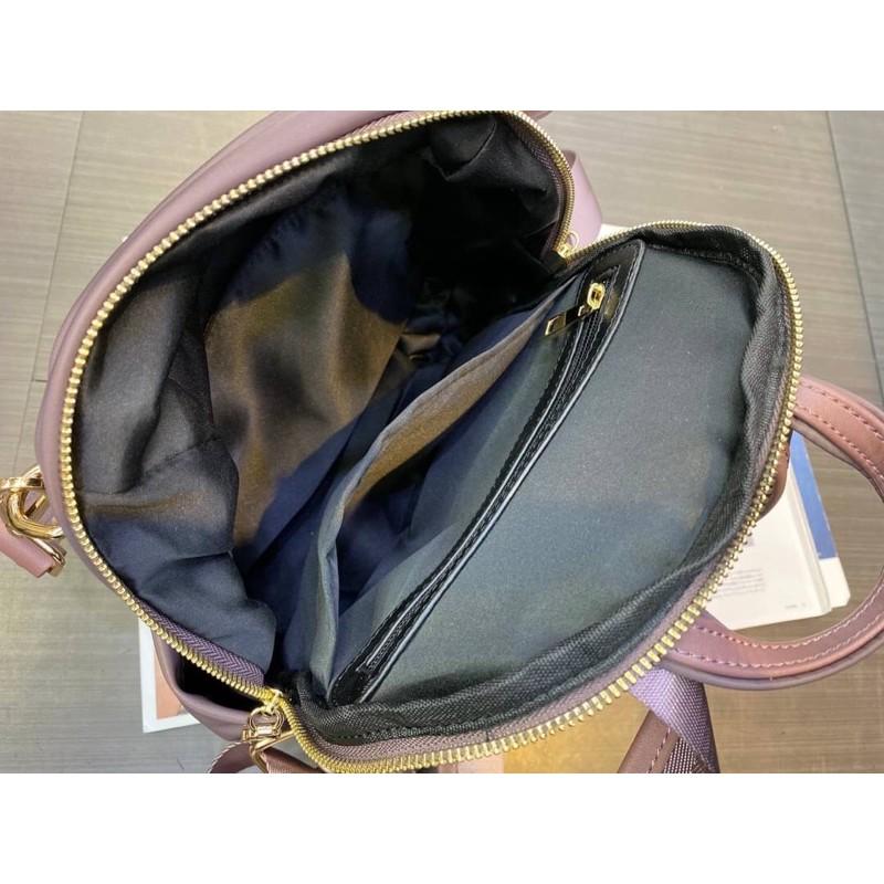 韓國🇰🇷空運～《🔥現貨♦免運‼️》 💜韓國尼龍後背包～❤️質感尼龍三用包（手提、肩背、後背包）旅行包-細節圖8