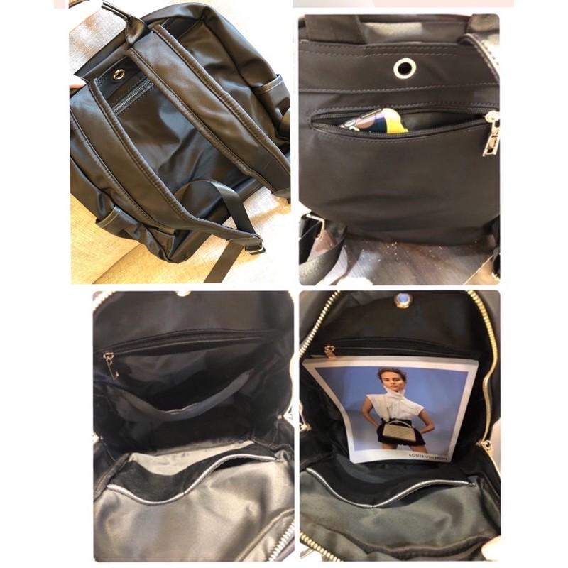 韓國🇰🇷空運～《🔥現貨‼️免運‼️》💜韓國尼龍後背包～🔥好評新款‼️多格層尼龍後背包～媽媽包～旅行包～尼龍後背包-細節圖9