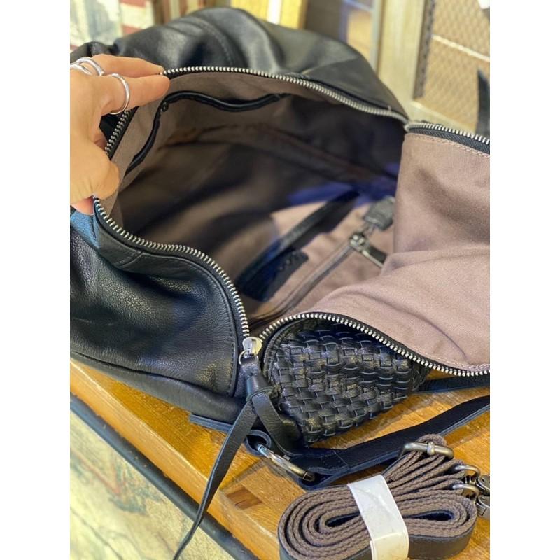 韓國🇰🇷空運～《♦️免運‼️》💜韓國真皮斜背包～🔥好評回歸‼️ensoen超美牛皮編織泡芙包🌈牛皮球型包-細節圖7