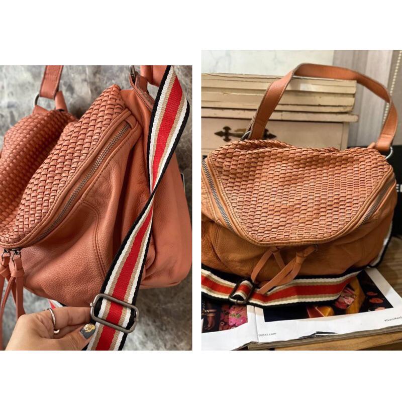 韓國🇰🇷空運～《♦️免運‼️》💜韓國真皮斜背包～🔥好評回歸‼️ensoen超美牛皮編織泡芙包🌈牛皮球型包-細節圖9