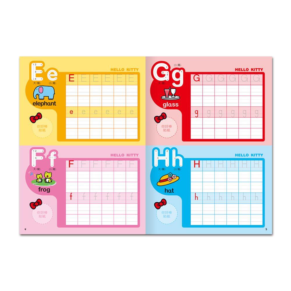 世一-Hello Kitty練習本 (九九乘法、ABC、運筆、拼音、認識時間、加法、減法、連一連、錢幣)-細節圖6