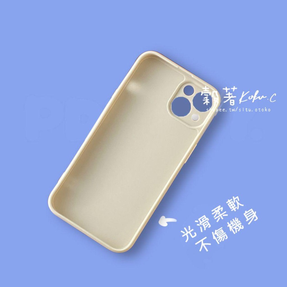 Koku.C【手繪立耳雪納瑞手機殼軟殼*6色可選】iPhone14pro iPhone手機殼 蘋果手機殼-細節圖5