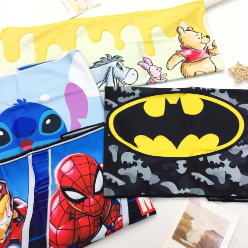 冰涼巾 30x100cm -漫威超人、史迪奇、小熊維尼、蝙蝠俠-迪士尼 DISNEY 正版授權