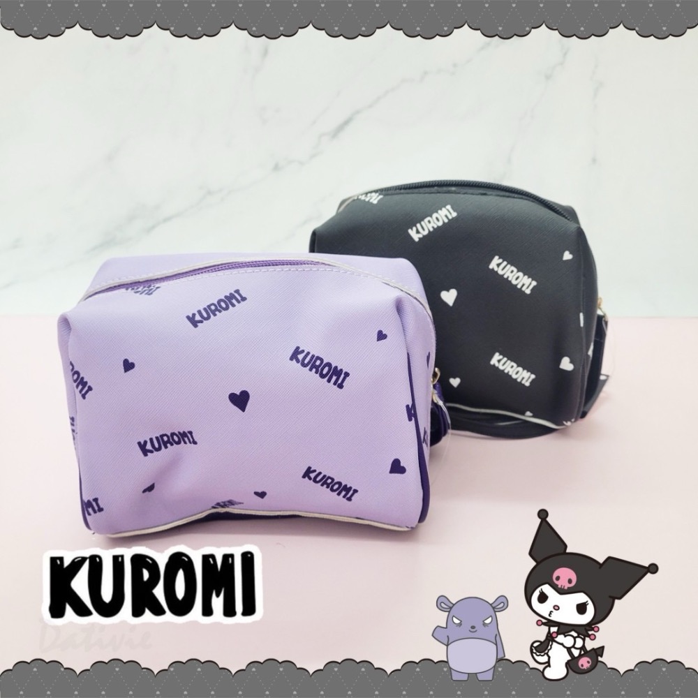 燙金手挽包-庫洛米 KUROMI 三麗鷗SANRIO正版授權-細節圖5