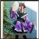 【魔都動漫】女僕Cosplay動漫裝極樂淨土宅舞和風花魁演出服改良和服古裝性感-規格圖8