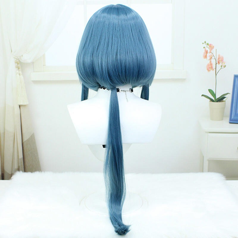 【魔都動漫】崩壞星穹鐵道娜塔莎cos假髮模擬頭皮綠cosplay假髮-細節圖4