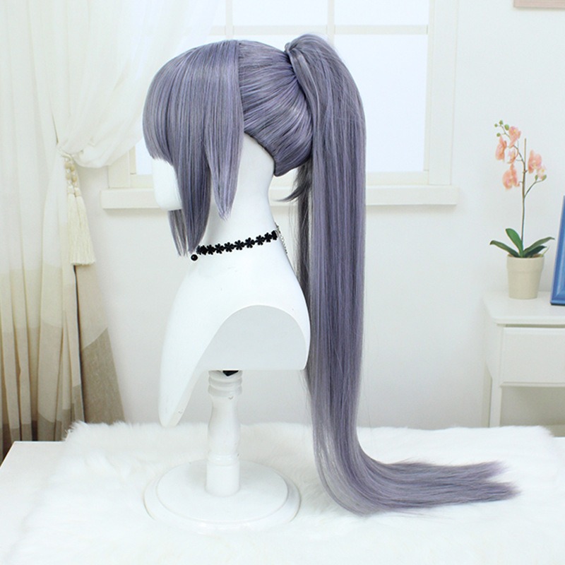 【魔都動漫】崩壞3 星穹鐵道cos假髪 符華雲墨丹心cosplay假髪馬尾-細節圖2