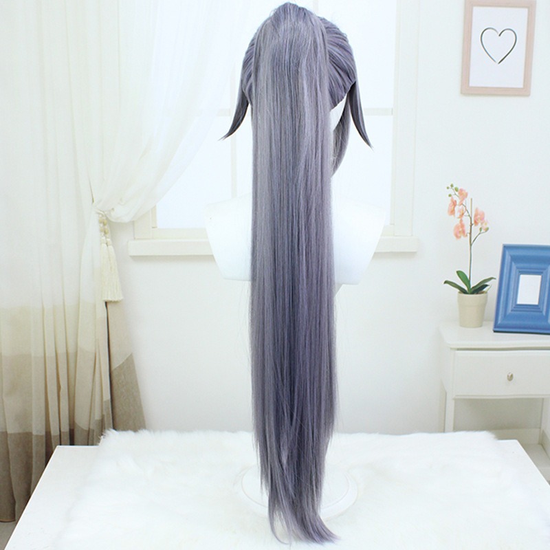 【魔都動漫】崩壞3 星穹鐵道cos假髪 符華雲墨丹心cosplay假髪馬尾-細節圖3