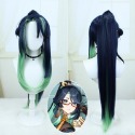 【魔都動漫】原神 閑雲COS假髪 漸變長馬尾cosplay動漫遊戲假髪-規格圖5