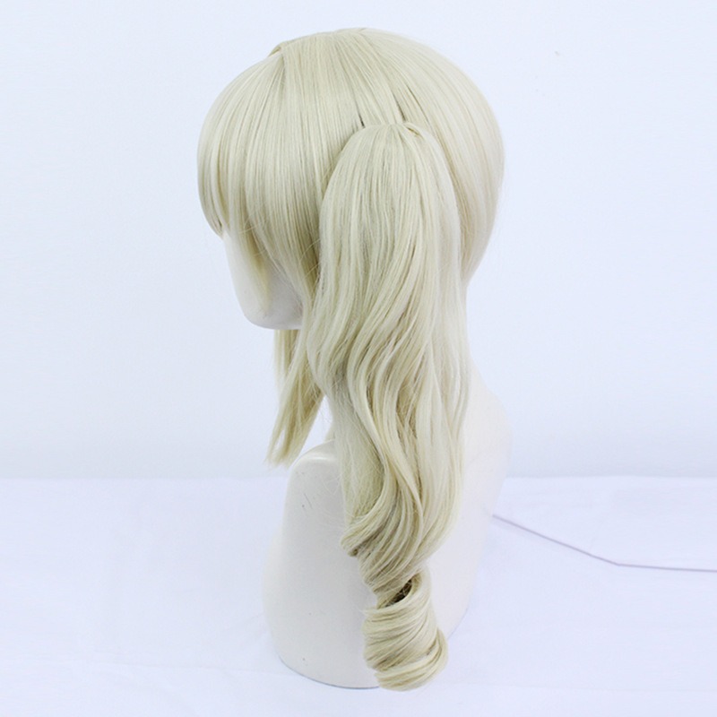 【魔都動漫】原神 原cos神西風騎士團祈禮牧師 芭芭拉 cos假髪 偶像雙馬尾假髪-細節圖3