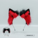 【魔都動漫】仿真獸耳頭箍可愛毛絨裝扮時尚配飾惡狼孤狼發箍頭飾發飾孤狼惡狼發箍-規格圖11