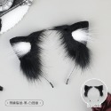 【魔都動漫】  手作毛絨仿真貓耳發飾可愛小貓咪頭飾cosplay漫展獸耳貓耳朵髪箍-規格圖9