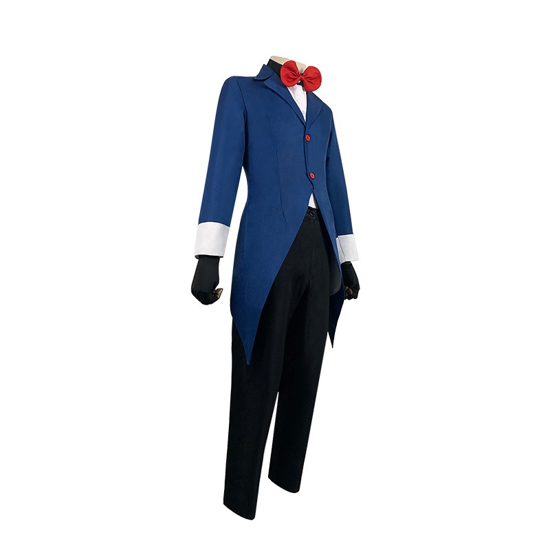 【魔都動漫】地獄客棧cos服 ALASTOR中世紀燕尾服 萬聖節錶演制服 全套-細節圖6