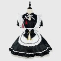 【魔都動漫】中國風提花原原創新款~中國風提花lolita洋裝女仆服大碼女僕裝COS演出服8265-規格圖8