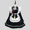【魔都動漫】中國風提花原原創新款~中國風提花lolita洋裝女仆服大碼女僕裝COS演出服8265-規格圖8