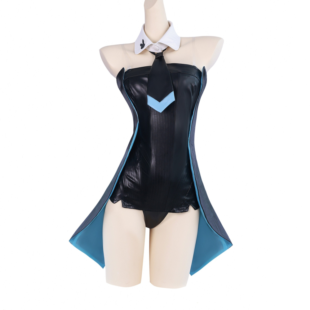 【魔都動漫】初音cos服初音未來兔女郎cosplay初音黑兔女郎扮演服全套女裝-細節圖2