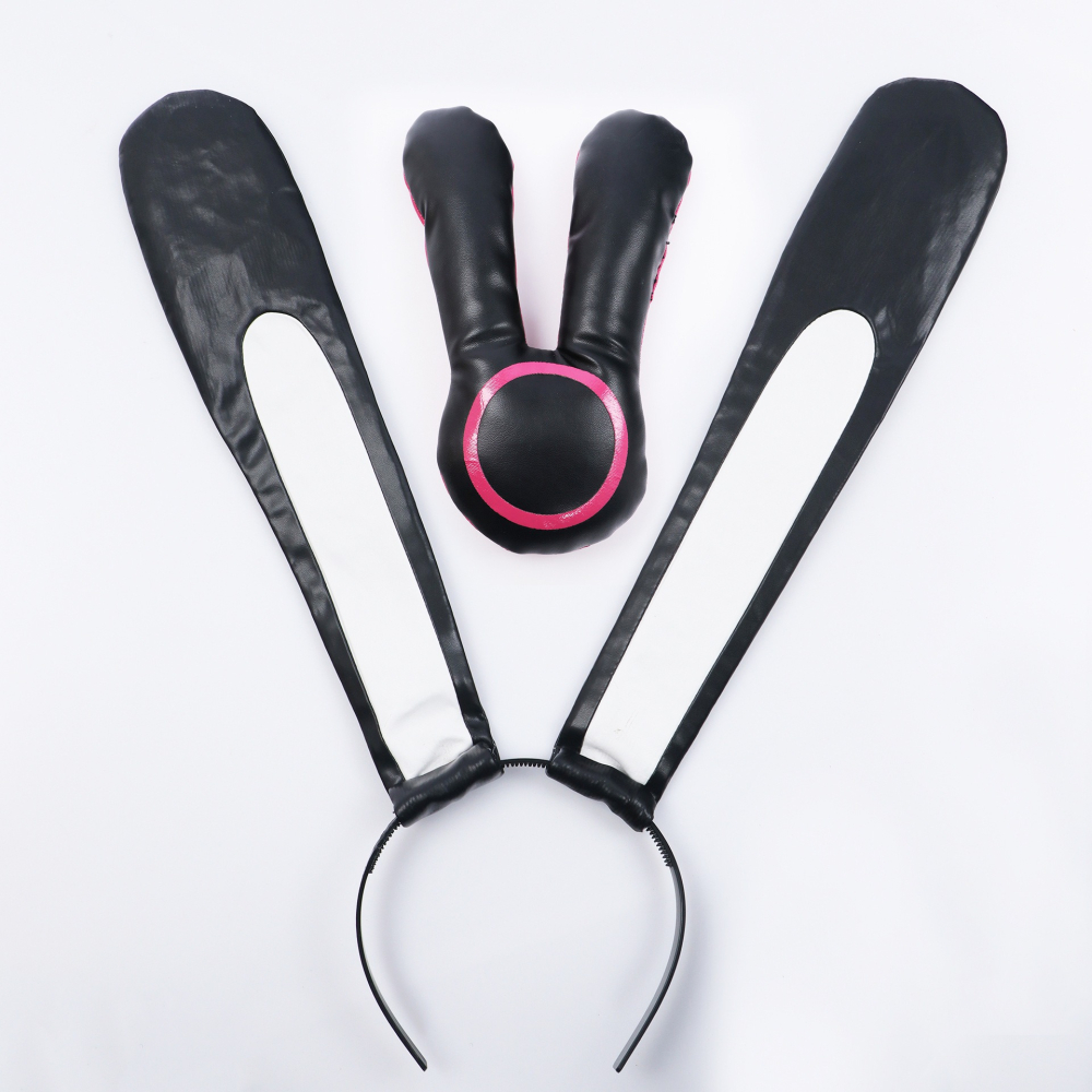 【魔都動漫】初音cos服初音未來兔女郎cosplay初音黑兔女郎扮演服全套女裝-細節圖4