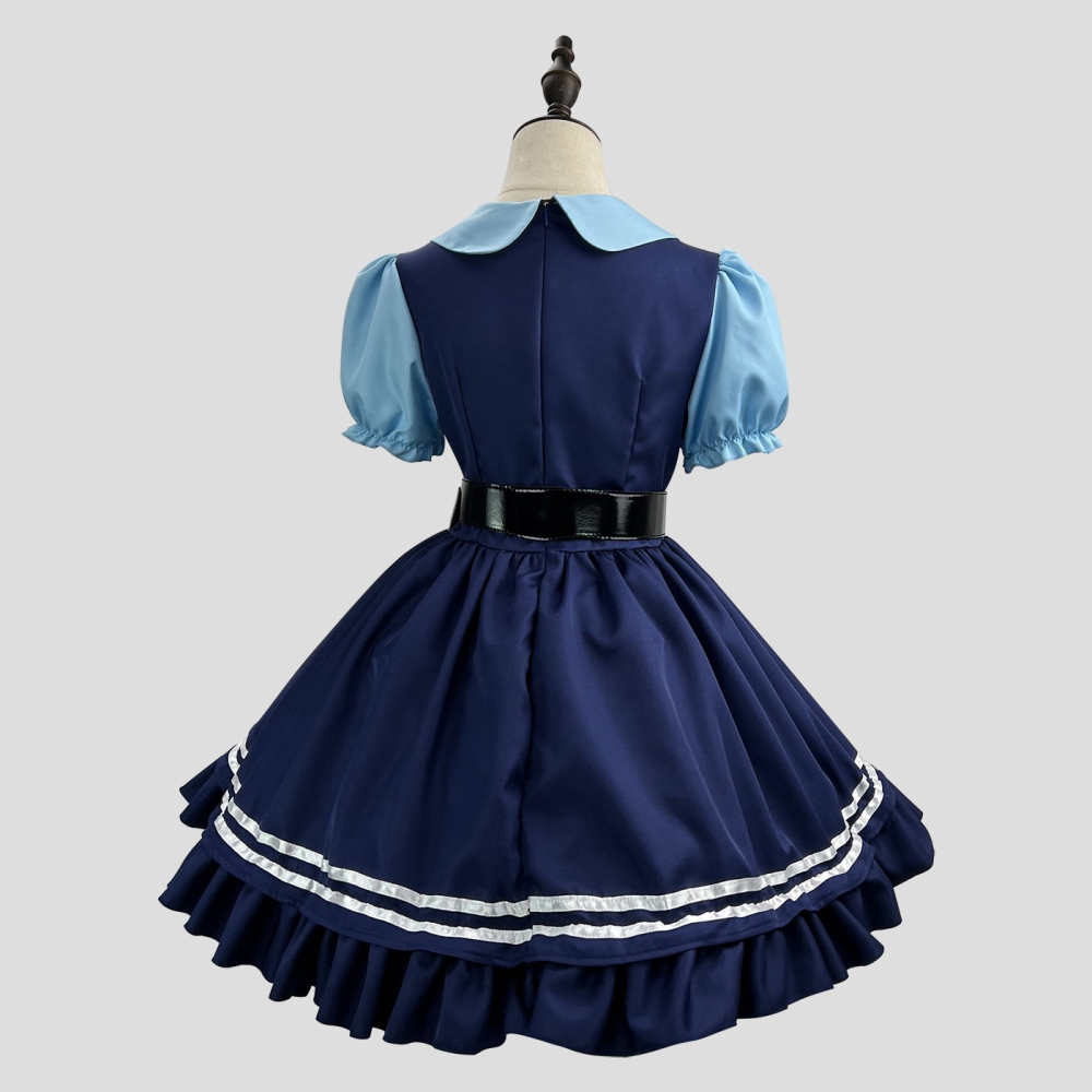 【魔都動漫】瘋狂動物城cos judy朱迪兔子cos擬人服 動漫cosplay服裝全套兔子警官-細節圖4