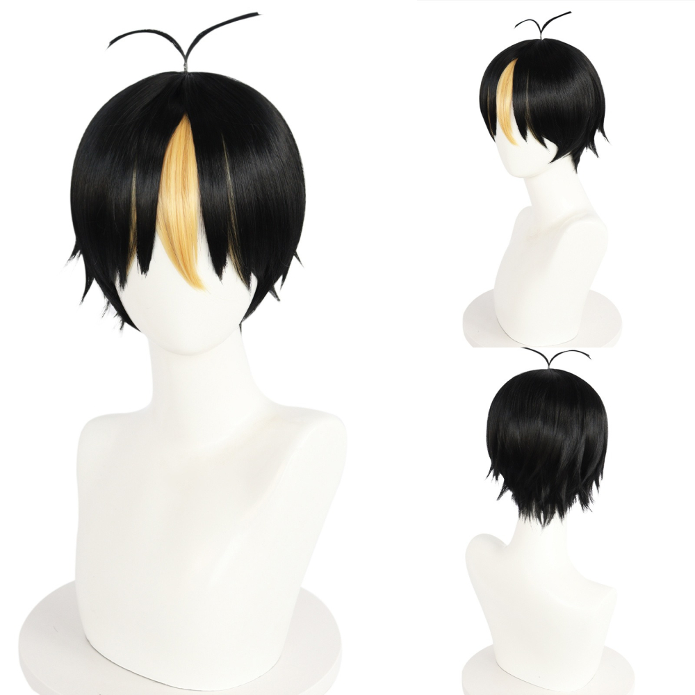 【魔都動漫】西谷夕cos 假髮順毛排球少年西谷夕漫展角色扮演假髮-細節圖3