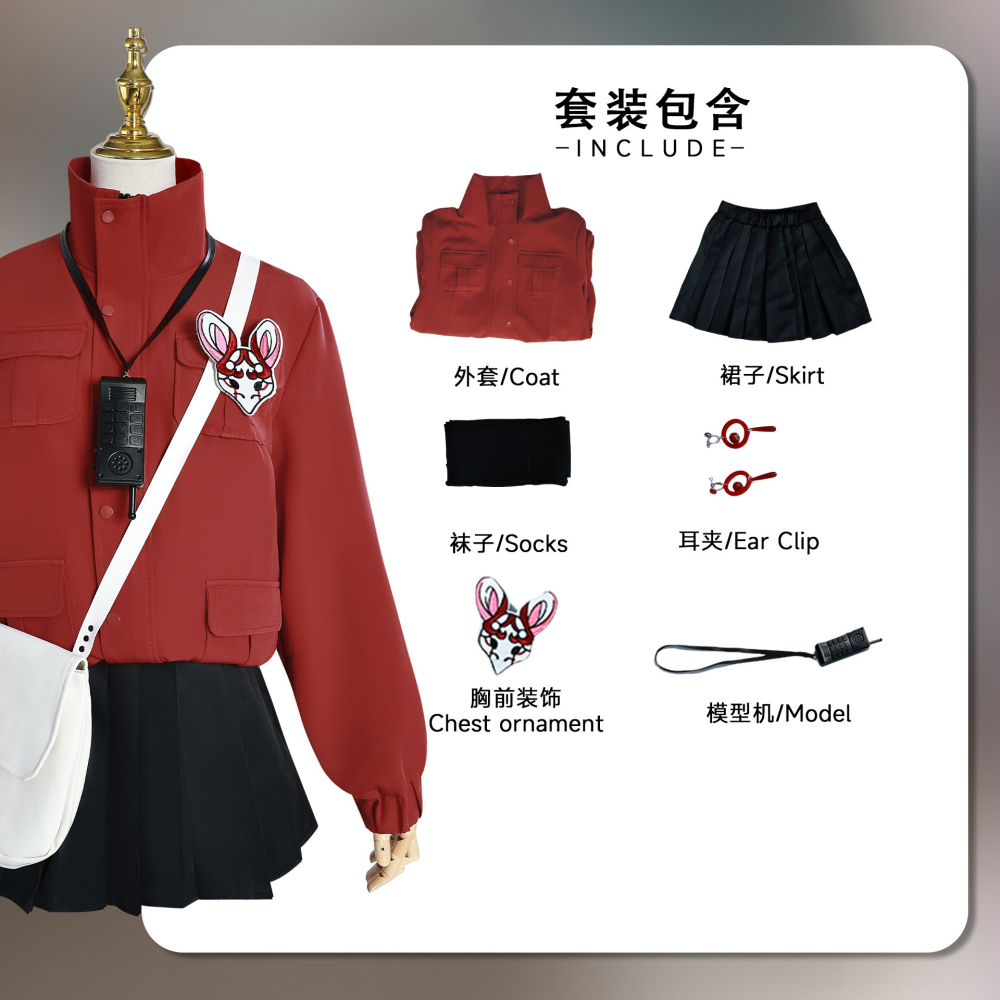 【魔都動漫】離宇亭cos服頭七怪談離雨婷cosplay動漫二次元扮演服全套-細節圖5