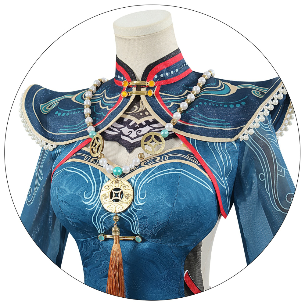 【魔都動漫】永劫無間cos服小僵屍玉玲瓏墨行衣cosplay服裝二次元動漫服-細節圖3