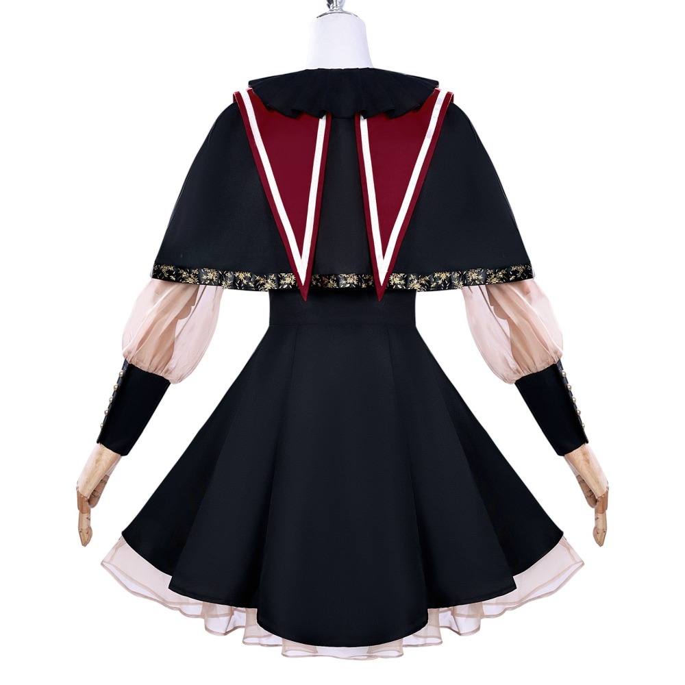 【魔都動漫】豐川祥子cos服Ave Mujica豐川祥子舞臺裝若葉睦cosplay服裝 假髮-細節圖3