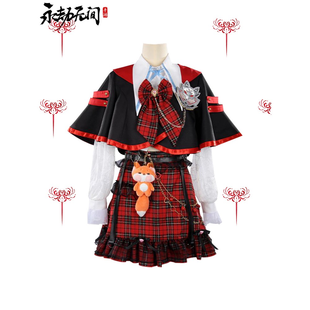 【魔都動漫】永劫無間cos服玉玲瓏春日序曲 赤羽cosplay狐貍高校JK二次元遊戲-細節圖2
