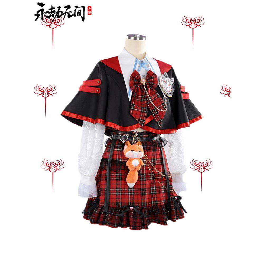 【魔都動漫】永劫無間cos服玉玲瓏春日序曲 赤羽cosplay狐貍高校JK二次元遊戲-細節圖8