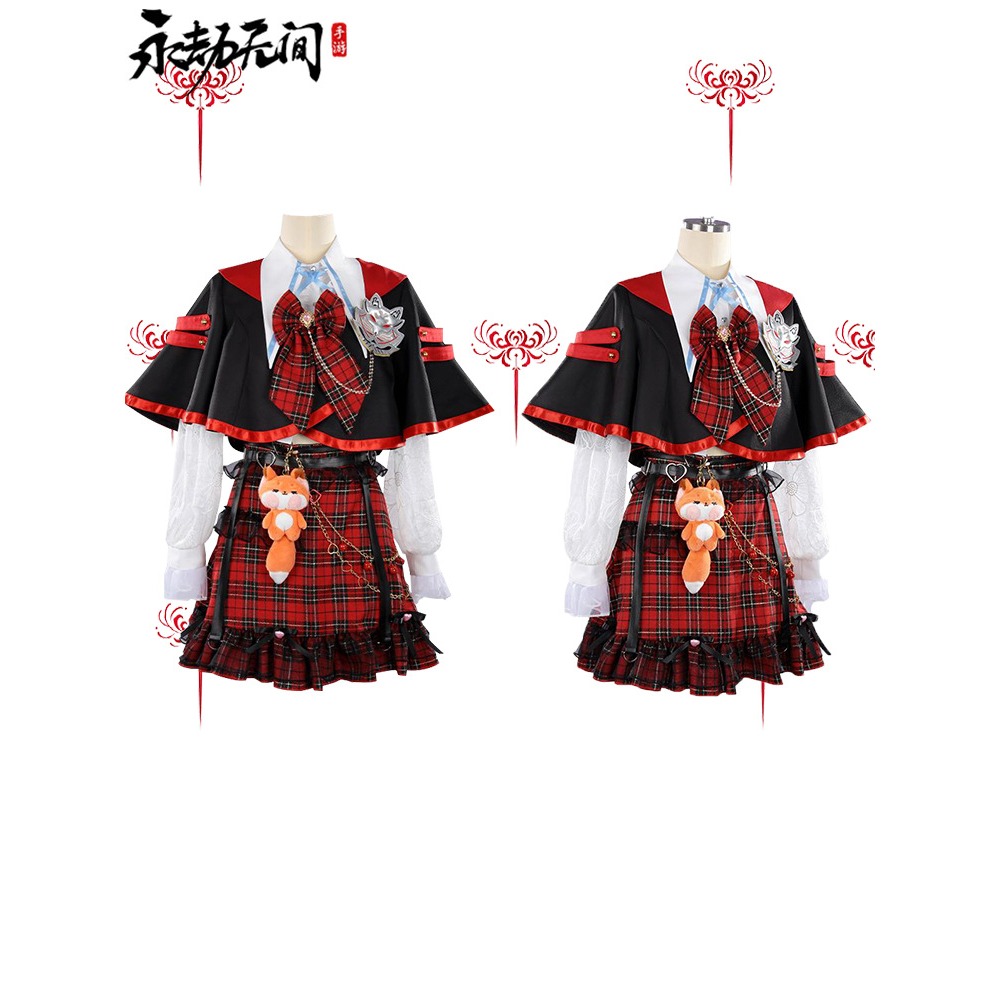 【魔都動漫】永劫無間cos服玉玲瓏春日序曲 赤羽cosplay狐貍高校JK二次元遊戲-細節圖9