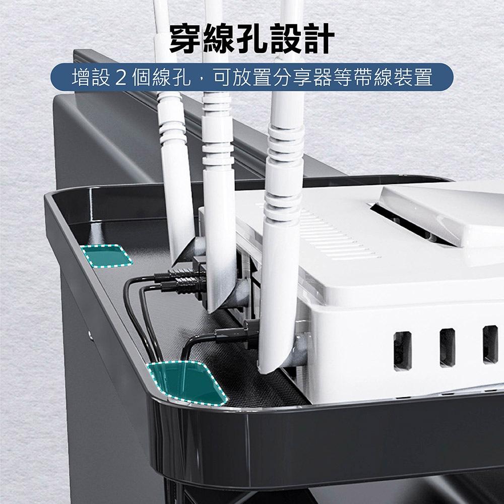 【螢幕置物架】 電視架 電腦螢幕置物架 遙控器置物架 壁掛架 收納架 免打孔收納神器 螢幕架 免打孔收納神器-細節圖3