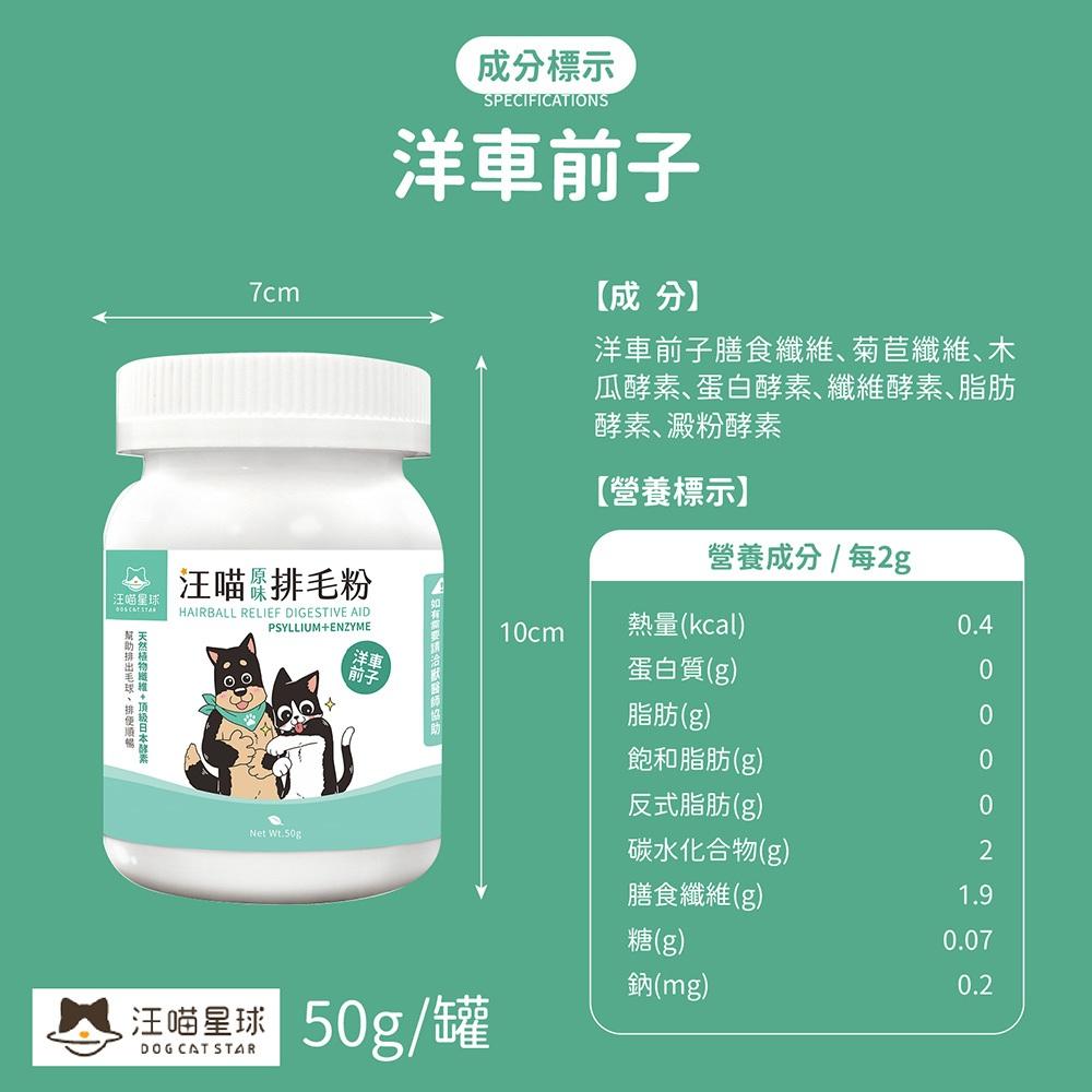 🔔台灣現貨 免運費🔔汪喵星球 排毛粉 亮毛 關節粉 益生菌 寵物保健 泌尿道 天然植物纖維 貓化毛-細節圖6