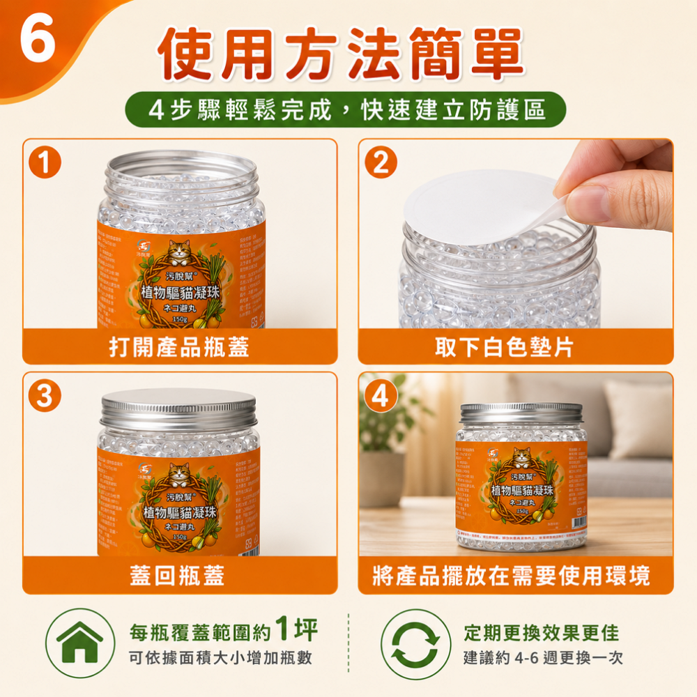 污脫幫 【驅貓魔盒】 天然驅貓技術 台灣現貨 趕貓膏 趕貓膏 長效驅趕 亂尿甜橘味  防抓 不傷寵物 無毒無害 驅貓-細節圖7
