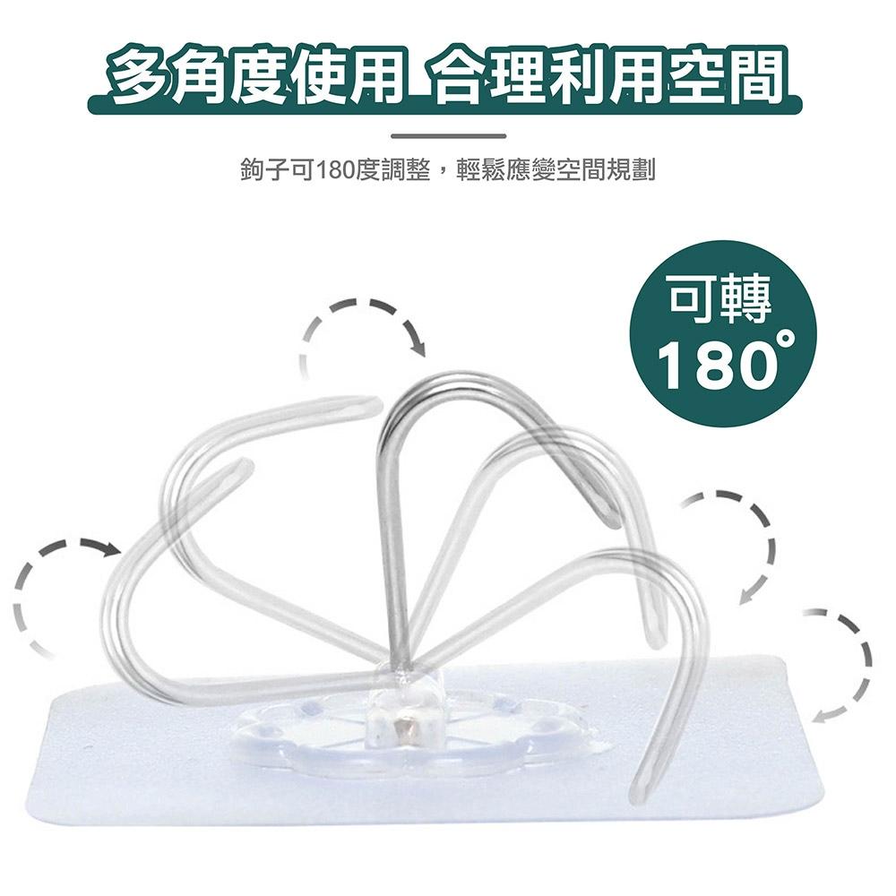 【無痕掛勾 隨貼即用】無痕膠貼面 掛勾貼片 無痕貼片 門外掛鈎 置物架貼片 免釘 免打孔 透明貼片 掛衣勾 強力掛鉤-細節圖8