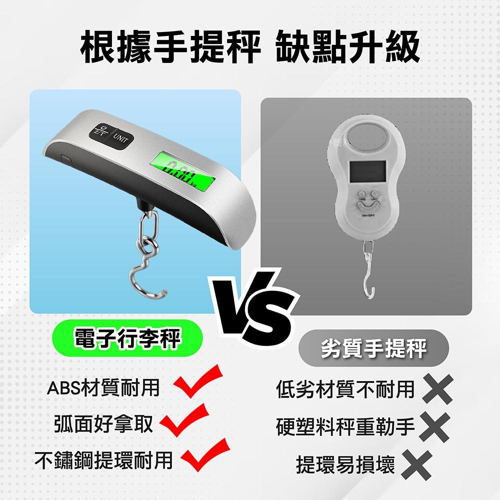 【電子行李秤】送鈕扣電池 手提秤 行李秤 旅行秤 數位電子秤 包裹秤 旅行電子秤 隨身行李秤 磅秤-細節圖9