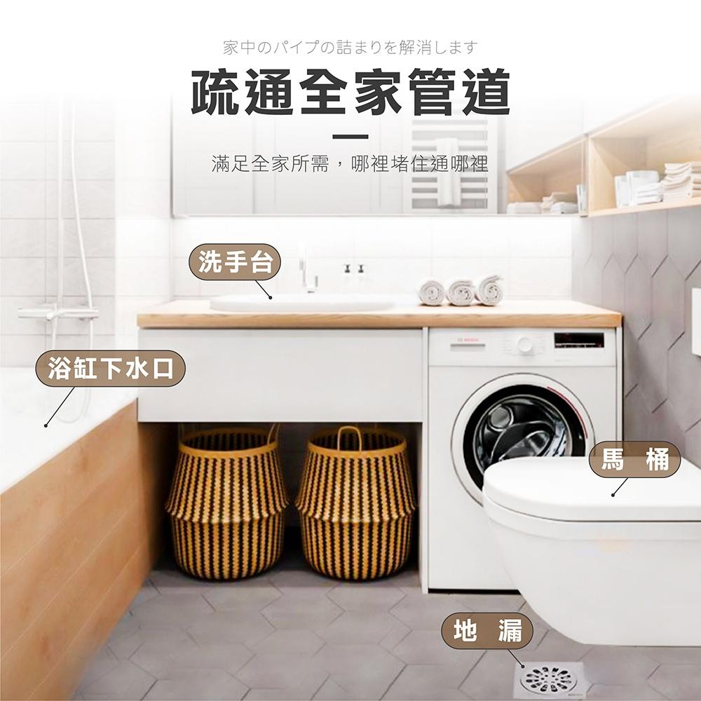 【強效管道疏通粉】水管疏通劑 廁所疏通劑 溶解疏通劑 水管疏通粉 下水道疏通劑 清潔管道 疏通器-細節圖4