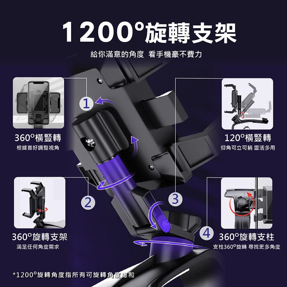 【車用手機架-支援iphone15】多功能支架 手機支架 停車號碼牌 儀錶板手機架 導航架 儀錶板支架 車架 通風口支架-細節圖3