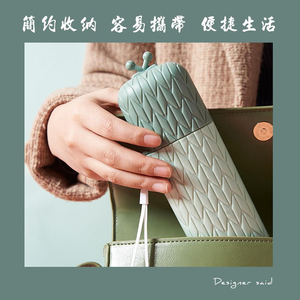 北歐菱格造型多功能牙刷盒 收納杯 便攜洗漱杯 牙膏收納杯 漱口杯 盥洗用具 旅行收納 兒童牙刷 兒童刷牙杯 旅行 露營-細節圖2