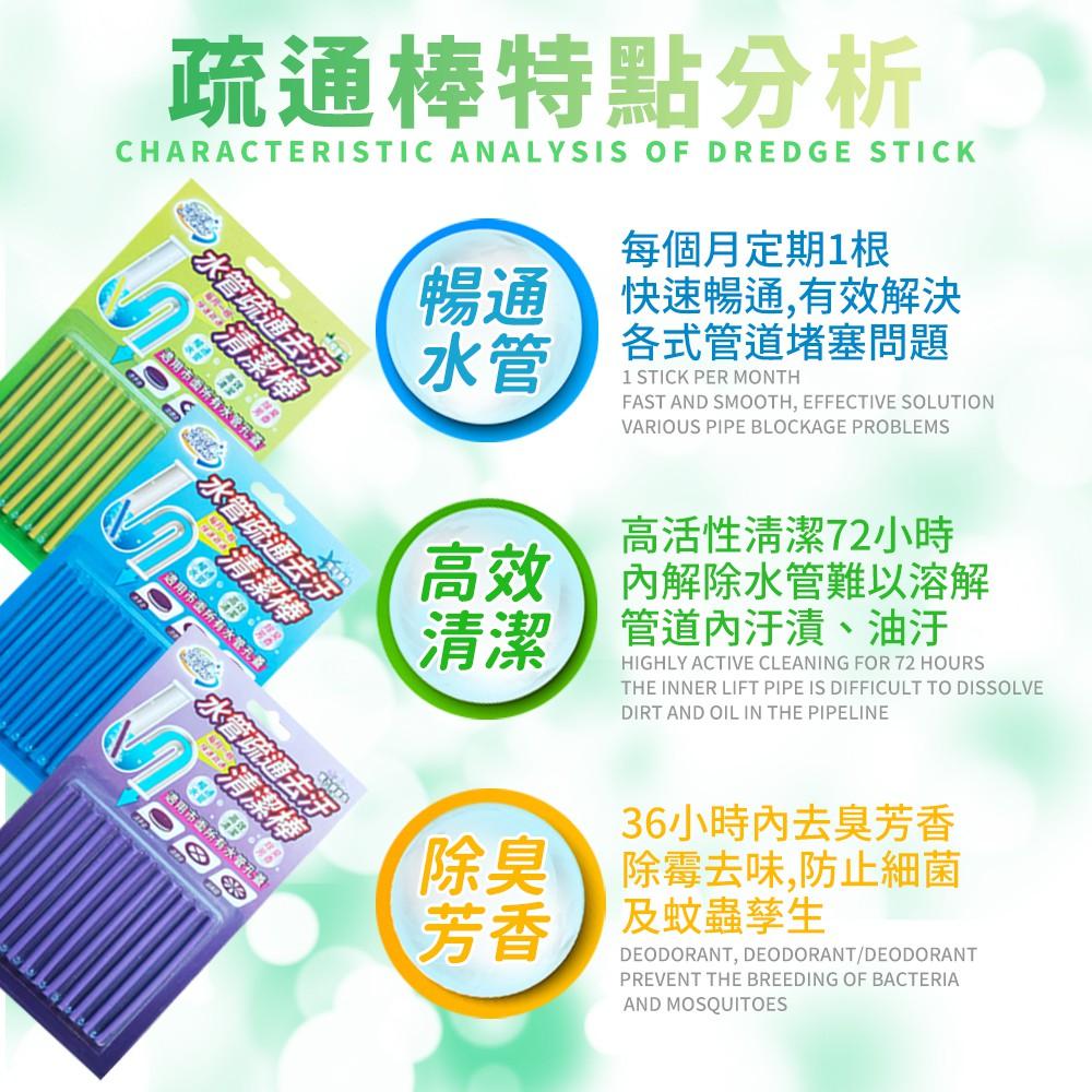 【百坊屋】Sani Sticks 水管疏通去汙清潔棒 水管清潔棒 清潔棒 香味清潔棒 每月一根 快速疏通 保養水管-細節圖4