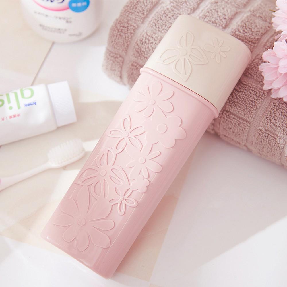 現貨【百坊屋】北歐立體雕花牙刷盒 兒童環保牙刷盒 兒童牙刷盒 四款顏色 收納盒 漱口杯-細節圖7