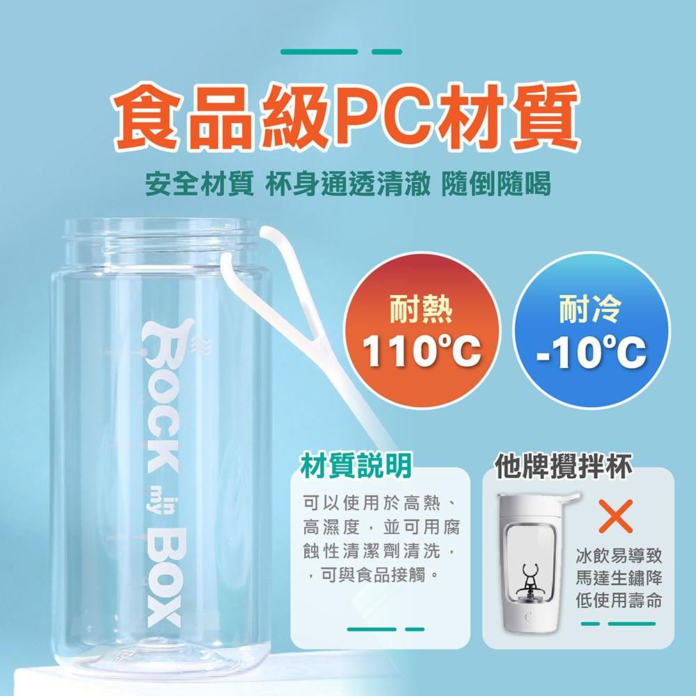 【自動攪拌杯】食品級 自動攪拌杯 賀寶芙 健身杯 奶昔杯 電動咖啡杯 泡奶粉 代餐 三合一 沖泡麥片 電動搖搖杯-細節圖8