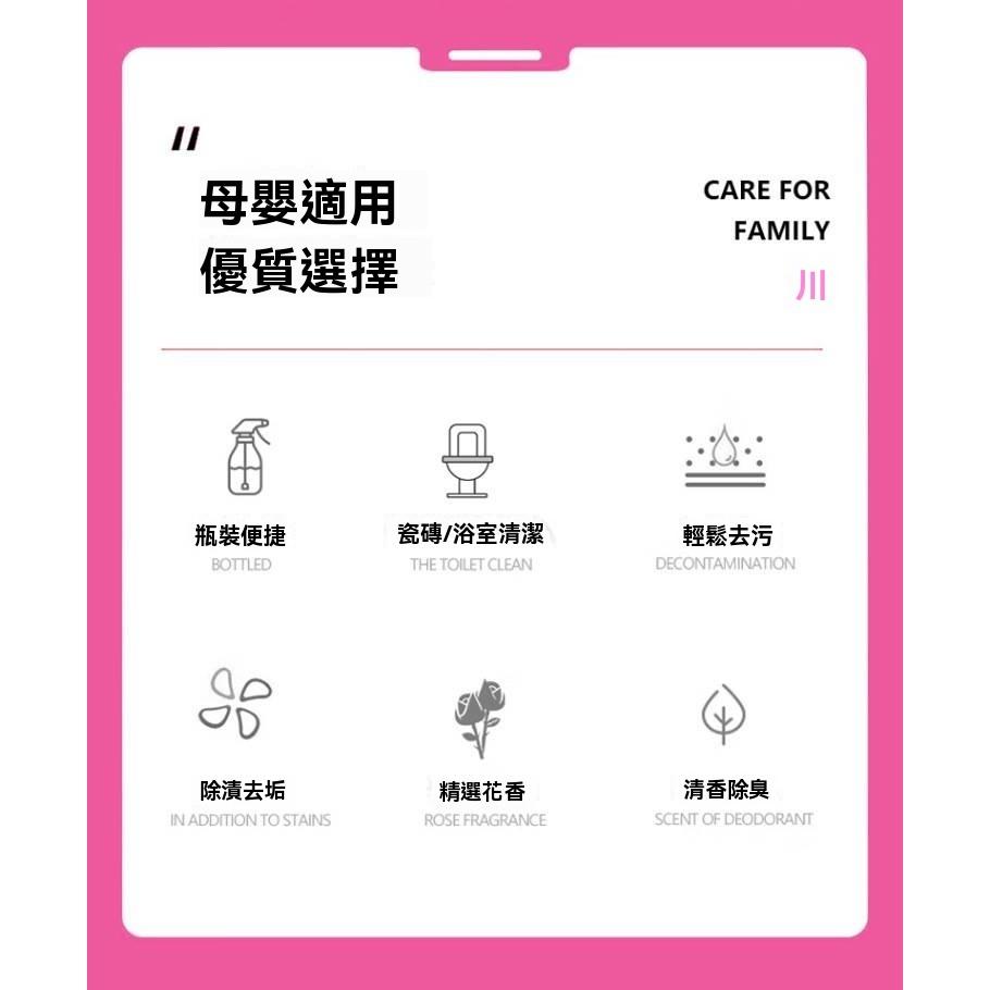 【小資GO購】 花香磁磚清潔劑 【日本去污技術】 除水垢 除尿垢 除污垢 水垢清潔劑 浴室清潔劑 牆壁清潔劑 地板清潔劑-細節圖3