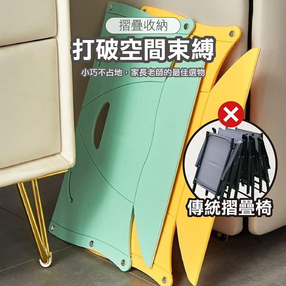 【新版手提兩用款！卡片式折疊椅】收納凳 摺疊凳 卡片凳 收納凳 便攜式折疊椅 手提摺疊椅 矮板凳 提籃 手提袋-細節圖6