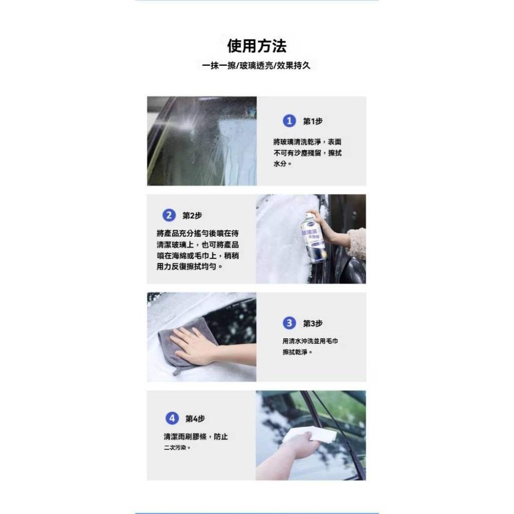 【小資GO購】 玻璃除油膜劑 【隔日到貨 有發票】 免運費 汽車玻璃除油劑 除油膜劑 玻璃清潔劑 除水痕 除油膜-細節圖9