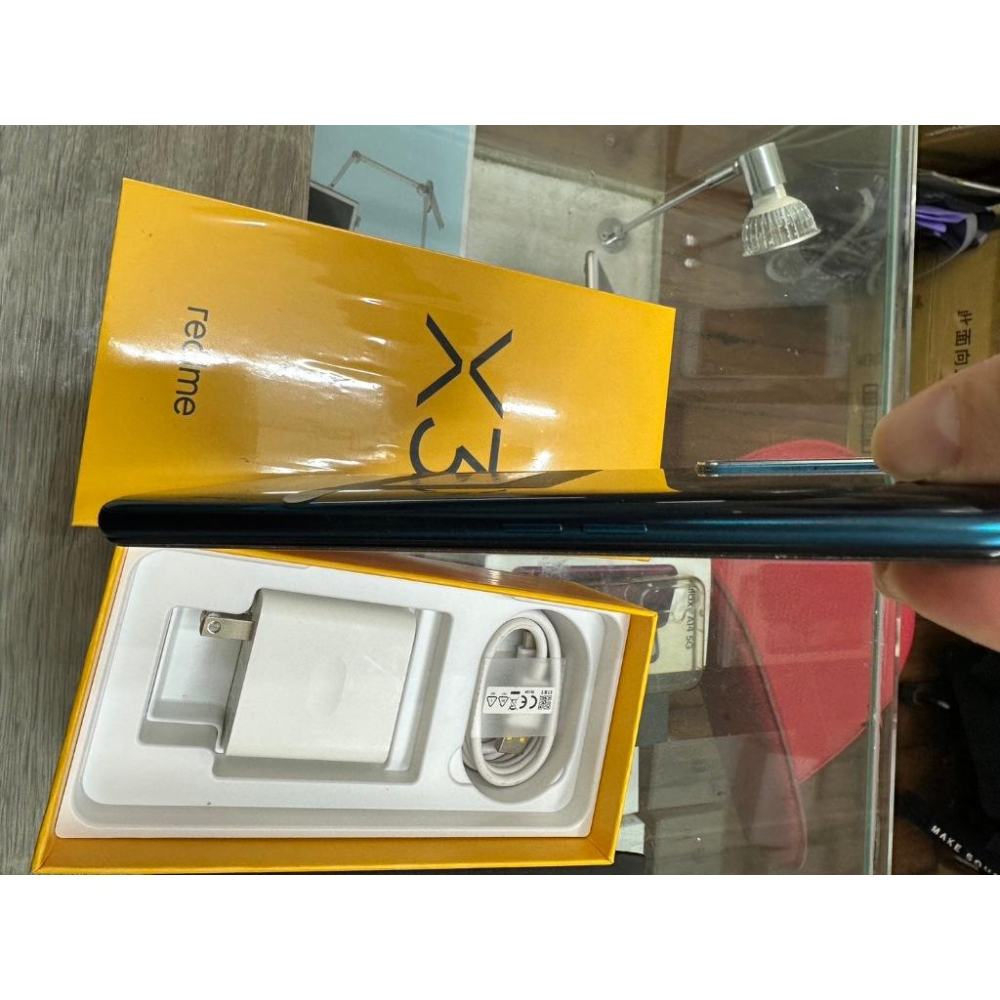 【樂曄通訊】二手9.5成新 realme X3 128G 4G 藍色 6.6吋 手機良好 使用正常 外觀漂亮 已過保固-細節圖4