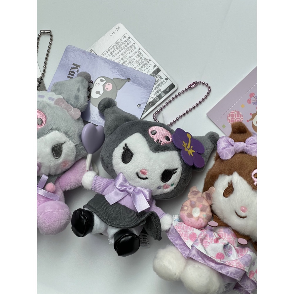 ❗️聖誕優惠❗️【Sanrio】學院風酷洛米 庫洛米大頭吊飾 酷洛米吊飾娃 平成學生-細節圖2