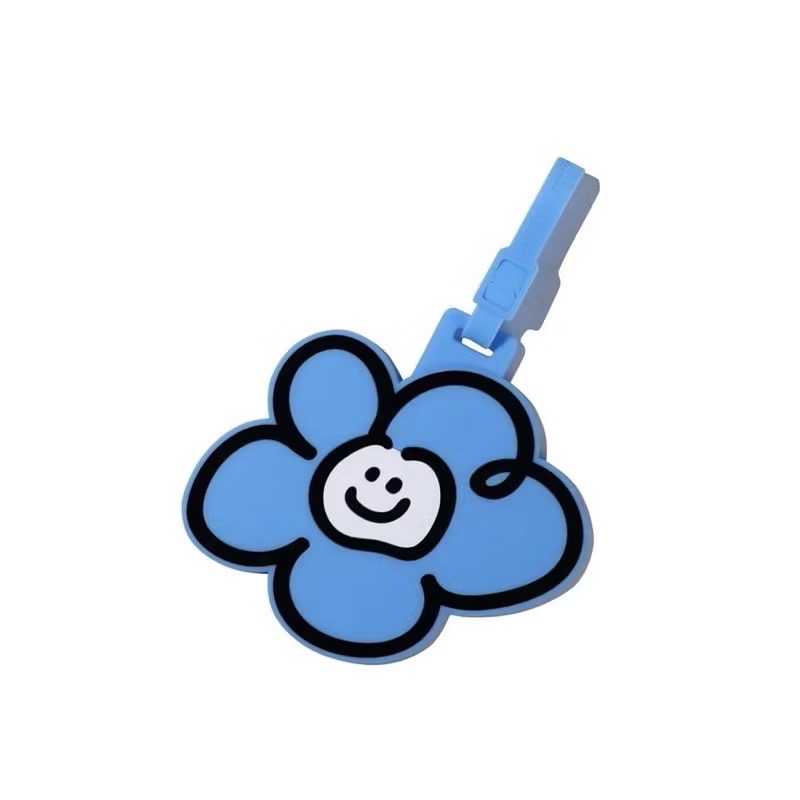 ❗️韓國親自帶回❗️【wackywilly】韓國黃色小飛人 粉紅小花吊飾 藍色小花吊飾 What it isNt 行李吊-細節圖2