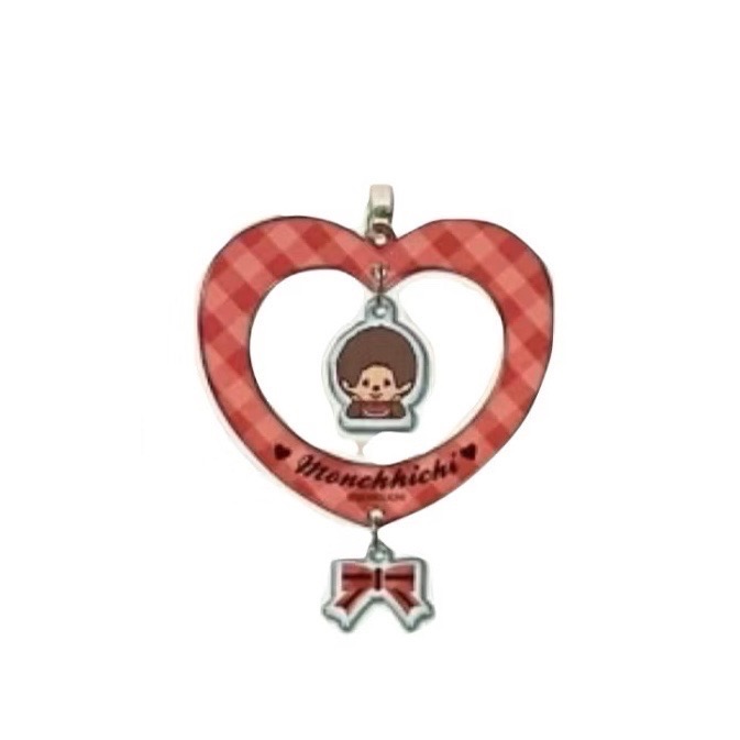 【Monchhichi】蒙奇奇三麗鷗聯名扭蛋 草莓蒙奇奇-規格圖2