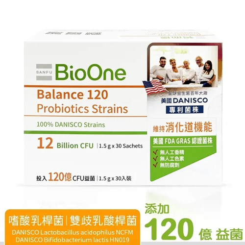 【碧而優BioOne】【120億】Balance消化道機能益生菌120